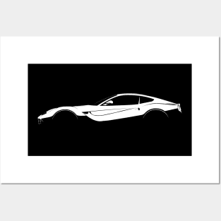 Ferrari F12berlinetta Silhouette Posters and Art